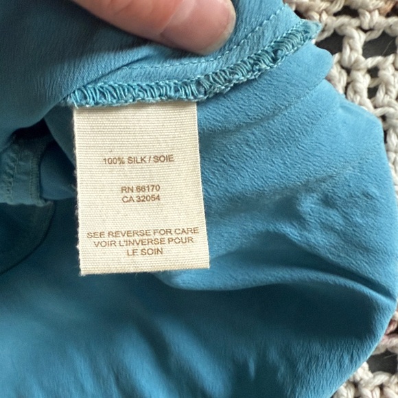 Free People Teal Sleeveless Tunic with Crochet Detail - Picture 9 of 11